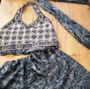 Kids Costumes to Hire - Indian - Traditional - Grey - GIRL